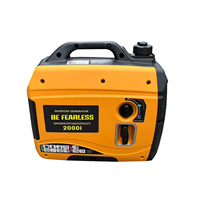 Mini Tragbarer Inverter-Generator mit Doppelspannung 110V/220V 1-3KW Benzinmodell 2000i 4L Kraftstofftank 78cc Motor für Camping