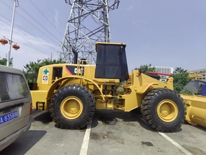 รถเกรดเดอร์ล้อยาง CAT 950H มือสอง ยี่ห้อญี่ปุ่น เกียร์ธรรมดา เครื่องยนต์และเกียร์บ็อกซ์เดิม สีเหลือง แท้ 100% ผลิตในญี่ปุ่น รุ่นปี 2022 - Product Image 5