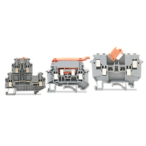 <span class=keywords><strong>Bornier</strong></span> de <span class=keywords><strong>terre</strong></span> modulaire de <span class=keywords><strong>terre</strong></span> électrique monté sur rail DIN <span class=keywords><strong>à</strong></span> connexion rapide - Product Image 2