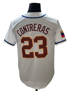Maillot de l'équipe nationale de baseball du Venezuela pour la Coupe du Monde de baseball 2026 # 7 Suarez 13 # Pérez 11 # Short d'été grande taille pour <span class=keywords><strong>homme</strong></span> <span class=keywords><strong>Garcia</strong></span> - Product Image 4