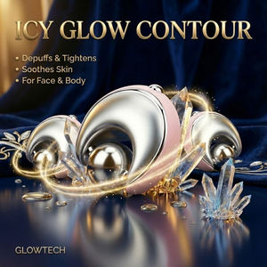 Home Use Beauty Device Cryo <strong>Facial</strong> Globe for Morning Skincare Routine Stainless Steel Face Cooling <strong>Massager</strong> - Product Image 1