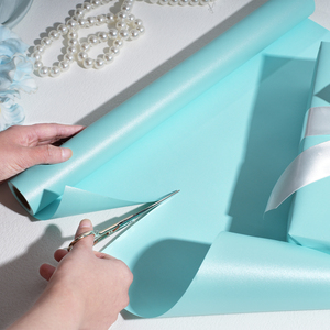 Custom Eco-Friendly Recyclable Marble <b>Pattern</b> Art <b>Paper</b> Roll Double-Sided Coated PE Waterproof Digital Printing Gift Packaging - Product Image 4