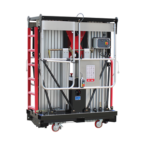 Plataforma Elevadora Hidráulica de Doble Columna de Aleación de Aluminio para Andamios de Construcción, Mantenimiento en Altura y Elevación Estándar - Product Image 3