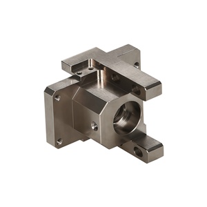 Tùy chỉnh thực hiện CNC biến phay khoan gia công 304 316 cấp thép không gỉ Brass khí nén trượt Nhà phân phối khối đa dạng - Product Image 2