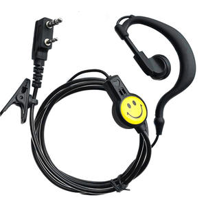 <span class=keywords><strong>Intercomunicador</strong></span> de cara sonriente, auriculares, <span class=keywords><strong>intercomunicador</strong></span>, teléfono, Cable para auriculares, gancho para la oreja Universal, auricular K, Cable para auriculares - Product Image 1