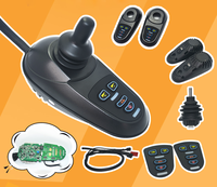 Controlador de Motor para Silla de Ruedas con Gran Capacidad de Escalada, Joystick de 24V 50A con Regulación de Velocidad para Motor de Silla de Ruedas Eléctrica