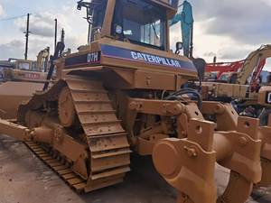 Bulldozer sur chenilles d'occasion durable Cat D7H, moteur CAT 197KW, capacité de bêchage de 10m avec roulement et boîte de vitesses pour travaux de construction - Product Image 5