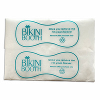 Emballage personnalisé de serviettes hygiéniques en matériau PET de haute qualité et respectueux de l'environnement, impression d'autocollants et d'étiquettes
