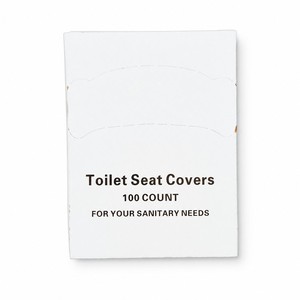 Housses de siège de toilette jetables, 100 unités, pour les besoins sanitaires - Product Image 1