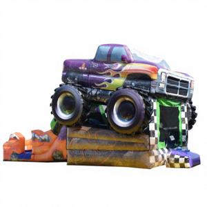Customized Loader Blow up Bounce House Forklift Truck Outdoor Commercial Grade PVC 32x16x15FT 5-10 Kids <b>Jumping</b> Car Castle - Product Image 1