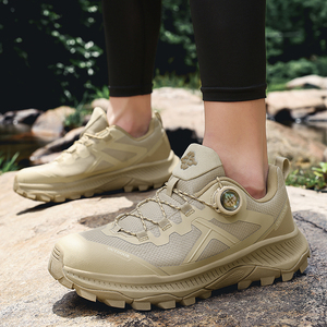 Nuevos Zapatos de Senderismo <span class=keywords><strong>Impermeables</strong></span> para Hombre, Zapatos de Trekking para Exteriores, Ligeros, Transpirables, Duraderos, Talla Grande, Diseño de Hebilla en Espiral - Product Image 3