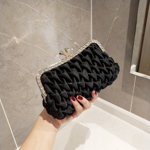 Bolso de Noche Tipo Clutch, Nuevo Bolso de Seda Impermeable, Bolso de Mano para Boda - Product Image 5