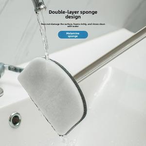 Wholesale Bathroom Cleaning Brush Tile Wall <b>Bathtub</b> PP Long <b>Handle</b> <b>Replacement</b> Head Household Dead Corner Artifact Wash - Product Image 4