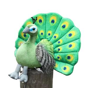 Uccelli peluche farciti fenicottero cigno bambola di struzzo gufo pavone simulazione personalizzata bambola di uccello animale farcito Zoo regalo Souvenir per bambini - Product Image 2