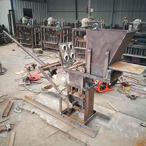 Handbetrieben ohne Elektrizität Bau Bau handbetrieben Zement Beton hohl Blockherstellungsmaschine Ziegel