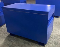 Boîte à outils extérieure personnalisée en fer, étanche et verrouillable, pour le stockage dans les camions et garages