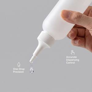 Botellas de 100 ml con cuello 24/410, cilíndricas, de HDPE, aptas para uso alimentario, ecológicas, reciclables, para lavado de oídos de mascotas, gotas repelentes de insectos, de precisión. - Product Image 2