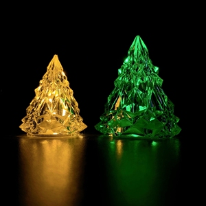 Lampes LED Bougies Lumineuses 2026 - Nouveauté Arbre de Noël LED en Cristal - Veilleuse Prisme Colorée pour <span class=keywords><strong>D</strong></span>écoration de Fêtes - <span class=keywords><strong>Prix</strong></span> Usine - Product Image 6