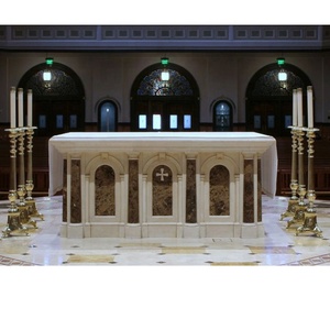 Mesa <span class=keywords><strong>de</strong></span> mármol blanco para Iglesia - Product Image 5