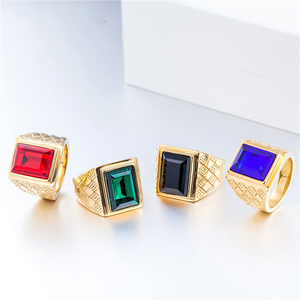 Anillos de Acero Inoxidable 316l para Hombre al por Mayor, Joyería de Oro de 18k para Hombre, Anillos de Acero Inoxidable, Anillos de Joyería de Moda - Product Image 1