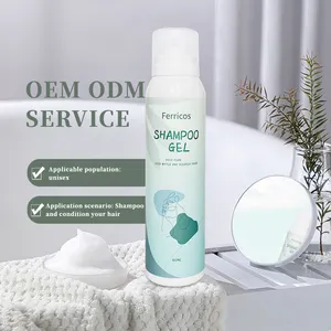 Gel de shampooing pour para au romarin de marque privée 300ml de gel de shampooing sans sulfate d'alpecine caféine arbre à thé