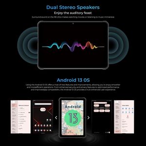 NEWHOTWAV Tab <span class=keywords><strong>R6</strong></span> Ultra Rugged Tablet, 8GB + 256GB, 10,4 pulgadas Android 13 4G Dual SIM Global Version Android HOTWAV Rugged Tablet PC - Product Image 5
