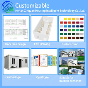 Contenedor Casa Cobertizo Prefabricado de Metal Fácil de Montar con Diseño Atornillable para Oficina, Escuela, Sala de Estar, Dormitorio, Taller, Centro Comercial - Product Image 4