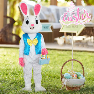 Costume de mascotte de lapin de Pâques pour adultes, idéal pour les défilés de vacances, Halloween, les fêtes de carnaval, les spectacles <span class=keywords><strong>et</strong></span> les défilés. - Product Image 4