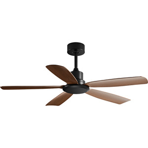 <b>Ceiling</b> <b>Fan</b> 52 In Wood Blades Black Motor Quiet Design For Living Room And Dining Room - Product Image 1
