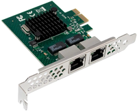 Tarjeta de Red para Servidor Gigabit Ethernet de Doble Puerto Fervit PCIe NetXtreme