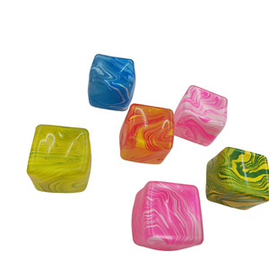 Marbled Maltose Ice <b>Cube</b> Squishy Toy Slow Rebound Stress Relief Squeeze Fidget <b>Cube</b> for Kids & Adults Sensory Anxiety Relief Toy - Product Image 3