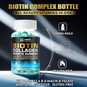 Gummies multivitaminées pour adultes à marque privée, biotine, collagène, pour la croissance des cheveux, de la peau et des ongles, éclaircissement et blanchiment - Product Image 3