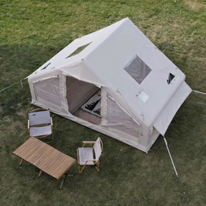 Tenda con Telaio in Legno Stampata per 4 <span class=keywords><strong>Stagioni</strong></span>, Certificata FDA LFGB, per Casa, Campeggio e Giardino, Portatile, Traspirante e Impermeabile - Product Image 3