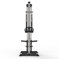 Tour de câble chargé de plaque d'équipement de gymnastique avec bras droits arrière double poulie de câble réglable Lat Pull Down Machine