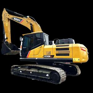 Excavatrice sur chenilles Sany SY245H d'occasion, 24,5 tonnes, faible nombre d'heures, moteur et pompe d'origine japonaise, rapport et inspection vidéo fournis - Product Image 2