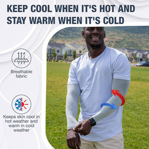 ปลอกแขนระบายความร้อนน้ำหนักเบาแห้งเร็วระบายอากาศได้ดีป้องกันแสงแดดตกปลาขี่จักรยานกลางแจ้งเด็กผู้ชายผู้หญิง - Product Image 4