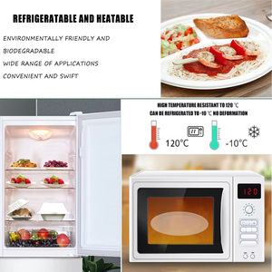 Nhiệm vụ nặng nề compostable nướng tấm giấy dùng một lần tấm bã mía container thực phẩm cho bữa ăn tối - Product Image 5