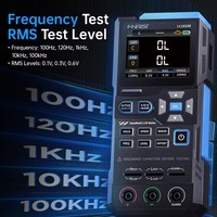 FNIRSI LC1020E Testeur de circuits de pont numérique portable pour résistance, inductance, capacité, multimètre testeur LCR