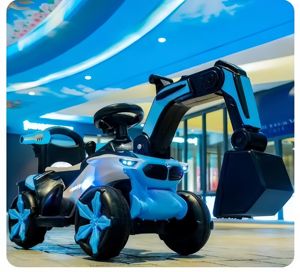 <span class=keywords><strong>Coche</strong></span> Eléctrico de Juguete con <span class=keywords><strong>Elevador</strong></span> de Cuatro Ruedas, Multifunción, Deslizante, de Plástico, con Batería, Juguete Infantil Económico - Product Image 4