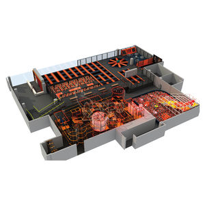 Parque <span class=keywords><strong>de</strong></span> Trampolines Estándar Europeo, Parque <span class=keywords><strong>de</strong></span> Aventuras Personalizado, Zona <span class=keywords><strong>de</strong></span> Juegos Interior con Tirolina y Circuito <span class=keywords><strong>de</strong></span> Obstáculos Ninja para Niños y Adultos - Product Image 3