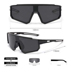 Спортивные защитные очки TR90 с изменением цвета, ветрозащитные, поляризованные, с защитой от ультрафиолета, детские очки для велоспорта - Product Image 3