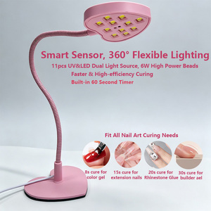 <span class=keywords><strong>Lampe</strong></span> à ongles <span class=keywords><strong>UV</strong></span> LED à base solide, activation intelligente par détection de mouvement, aucune manipulation manuelle requise pour la maison et les salons de beauté - Product Image 3