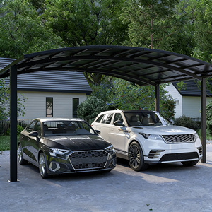 <span class=keywords><strong>Abri</strong></span> de voiture simple en aluminium et polycarbonate, écologique, haute performance, résistant aux UV et durable - Product Image 1