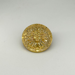 <b>Gold</b> Zinc Alloy Furniture Hardware Decorative Sun Face Pull Handle European Style <b>Sofa</b> Home Decor Accessory A2218 - Product Image 3
