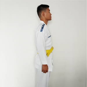 Uniforme de Karate Kimono Personalizado <span class=keywords><strong>Smai</strong></span> Aprobado por la WKF con Logo para Niños Equipo de Entrenamiento Material NBR - Product Image 6