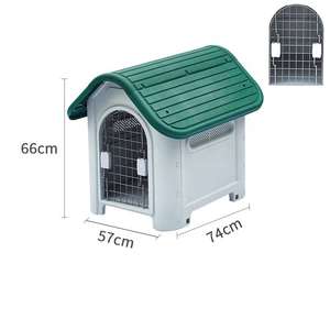 Nouveau Style chien chenils étanches grand extérieur chien Cages nid et maison moderne en plastique petit moyen grand chien maison en plein air - Product Image 4