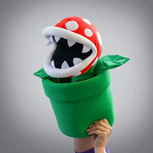 Marioneta de Mano Gigante Personalizada de Planta Piranha, Divertida, Suave, Rellena de Algodón PP, Ideal para la Educación Infantil y para Contar Historias, ¡Excelente Idea de Regalo! - Product Image 4