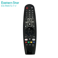 Télécommande ES-RM072-7-V Prix Usine pour Nouveau Google Chromecast 4K TV Google Voice Décodeur Smart TV G9N9N Voice BT IR