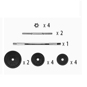 High <strong>Quality</strong> Custom Commercial Gym Equipment Adjustable Dumbbell Set <strong>Cast</strong> <strong>Iron</strong> Painted ChangQi Brand ISO9001 Certified - Product Image 3