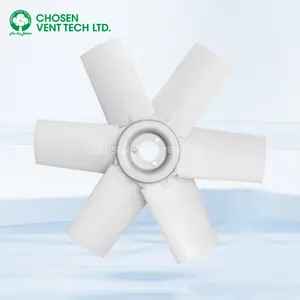 6-Blade comercial/industrial Axial Fan Impeller para fumaça e calor Control Systems